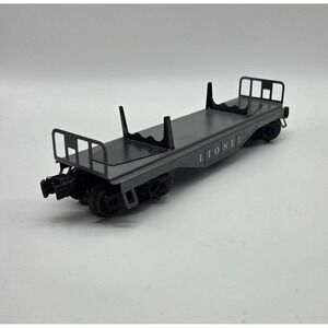 Lionel O Scale Flat Car Black Stakes Pockets 'LIONEL' Side Locomotive Train